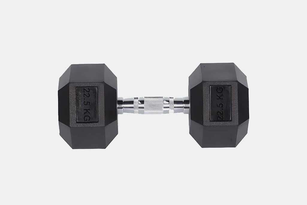 Kaliteli Malzeme, Sağlam Yapı: Helix 22,5 KG Kauçuk Dambıl