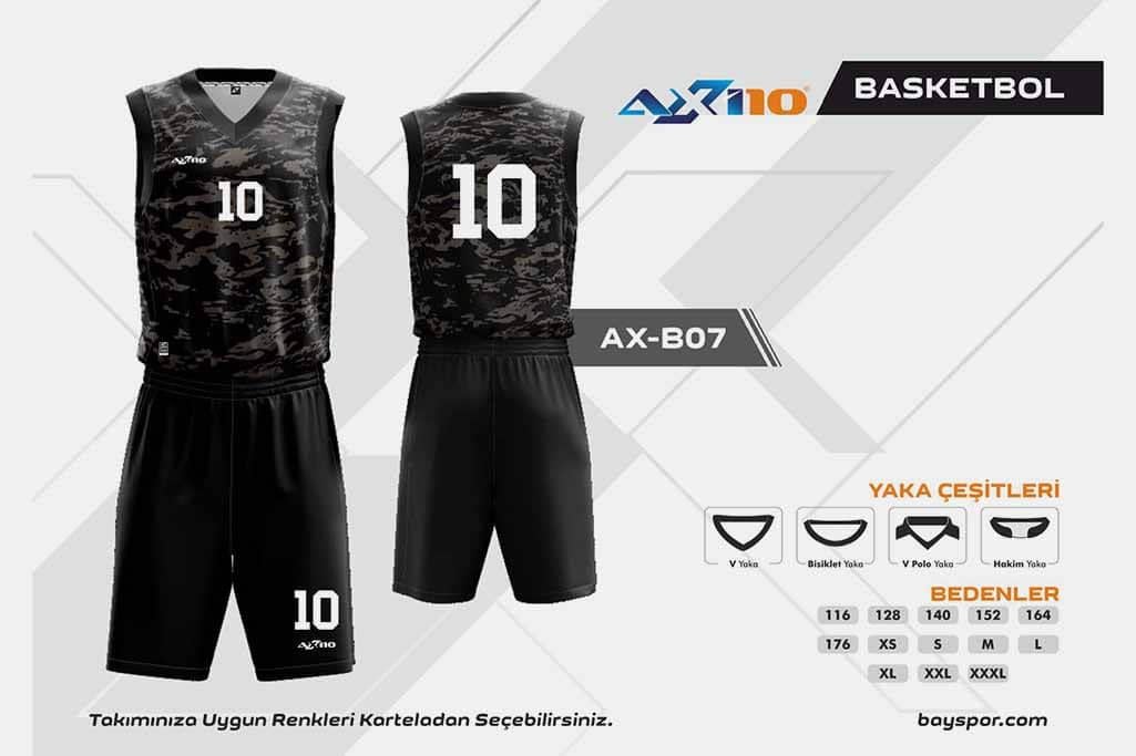 Axi10 AX-B07 Dijital Basketbol Forma Takımı - Konforlu Tasarım ve Hareket Özgürlüğü ile Optimum Oyun Performansı