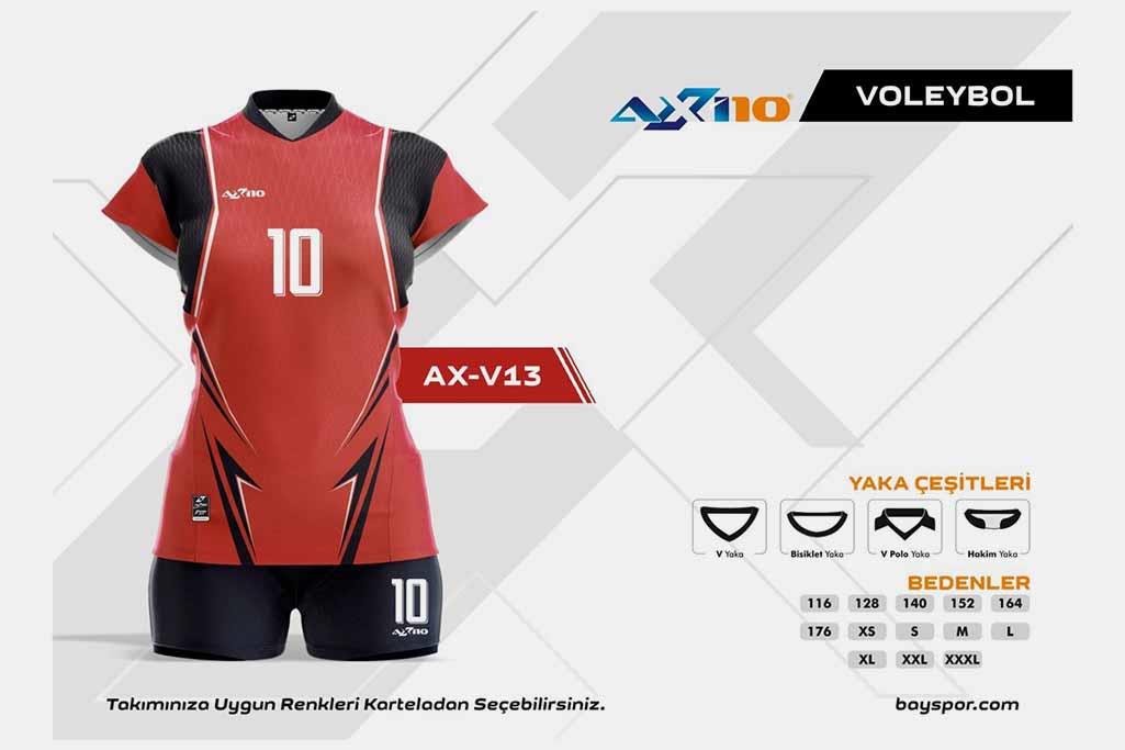 Axi10 AXV-13 Dijital Voleybol Forması - Yüksek Kaliteli Malzeme ve Konforlu Tasarım ile Optimum Oyun Performansı