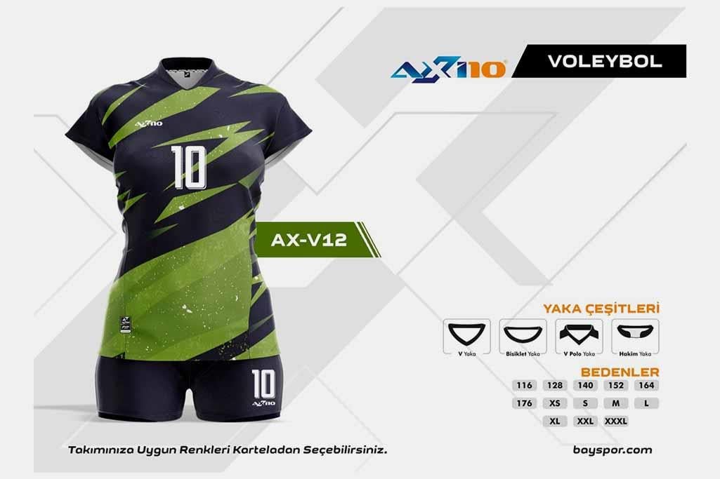 Axi10 AXV-12 Dijital Voleybol Forması - Yüksek Kaliteli Malzeme ve Konforlu Tasarım ile Optimum Oyun Performansı