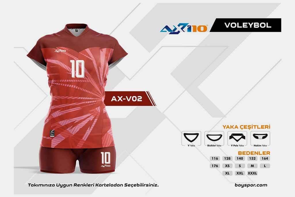 Axi10 AXV-02 Dijital Voleybol Forması - Yüksek Kaliteli Malzeme ve Konforlu Tasarım ile Optimum Oyun Performansı