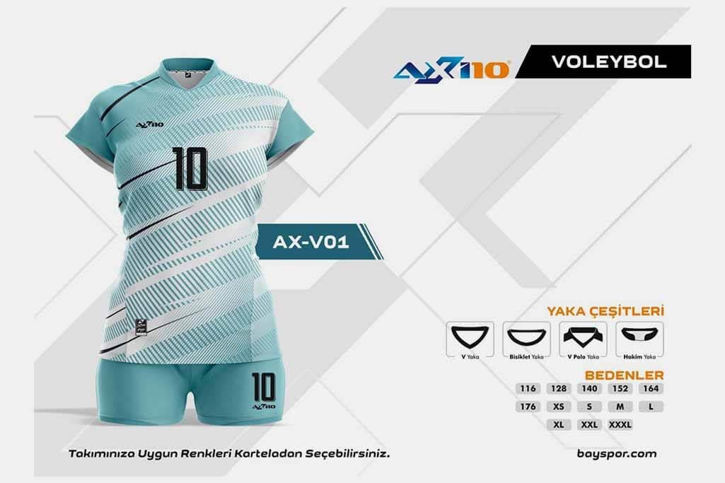 Axi10 AXV-01 Dijital Voleybol Forması - Yüksek Kaliteli Malzeme ve Konforlu Tasarım ile Optimum Oyun Performansı