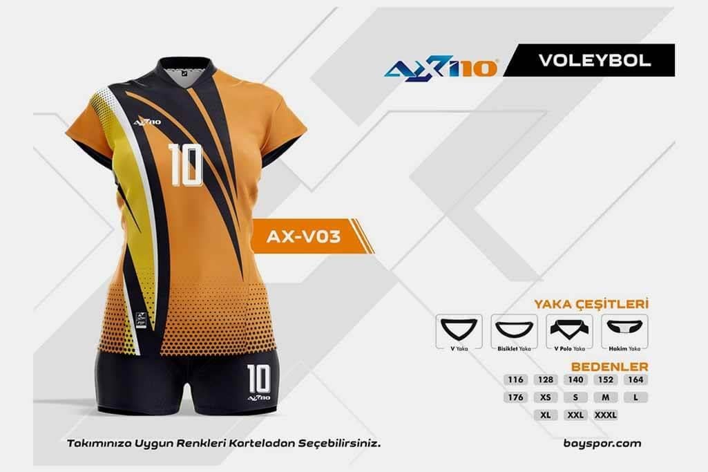 Axi10 AXV-03 Dijital Voleybol Forması - Yüksek Kaliteli Malzeme ve Konforlu Tasarım ile Optimum Oyun Performansı