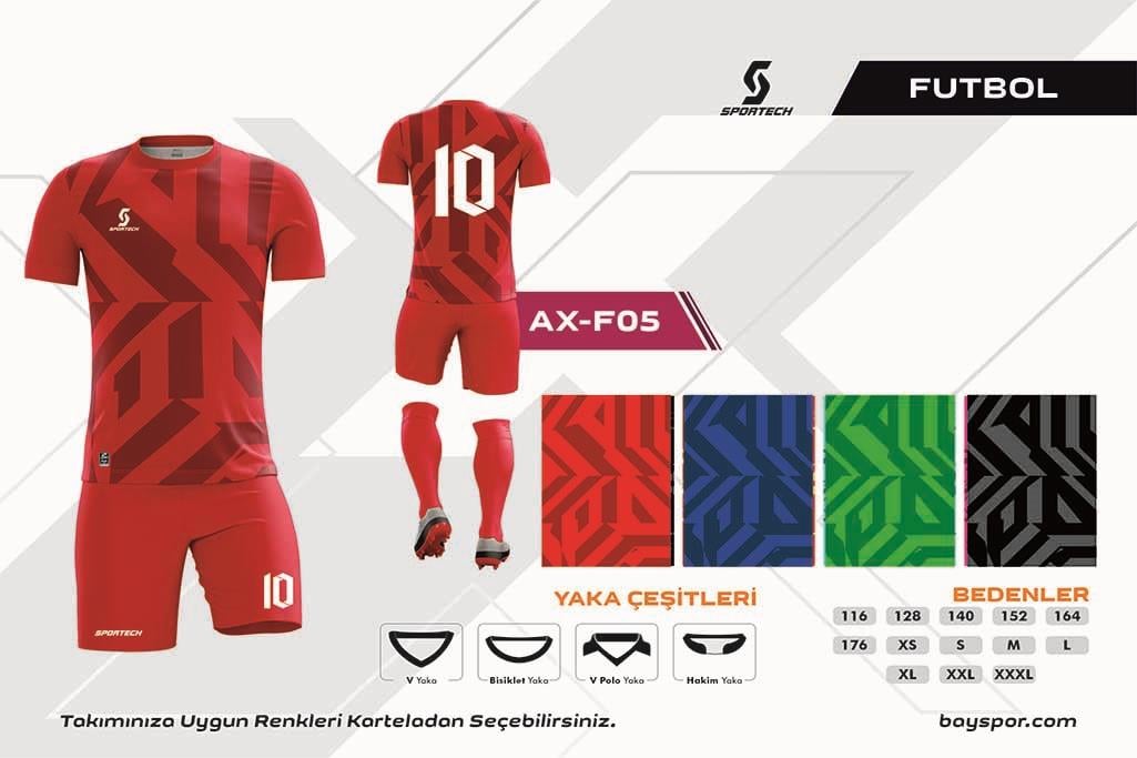SPORTECH  AX-F05 Dijital Futbol Forma Takımı