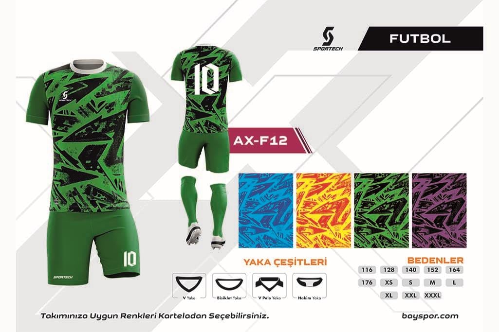 SPORTECH  AX-F12 Dijital Futbol Forma Takımı