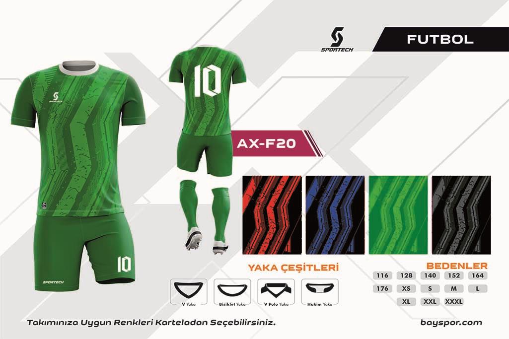 SPORTECH  AX-F20 Dijital Futbol Forma Takımı