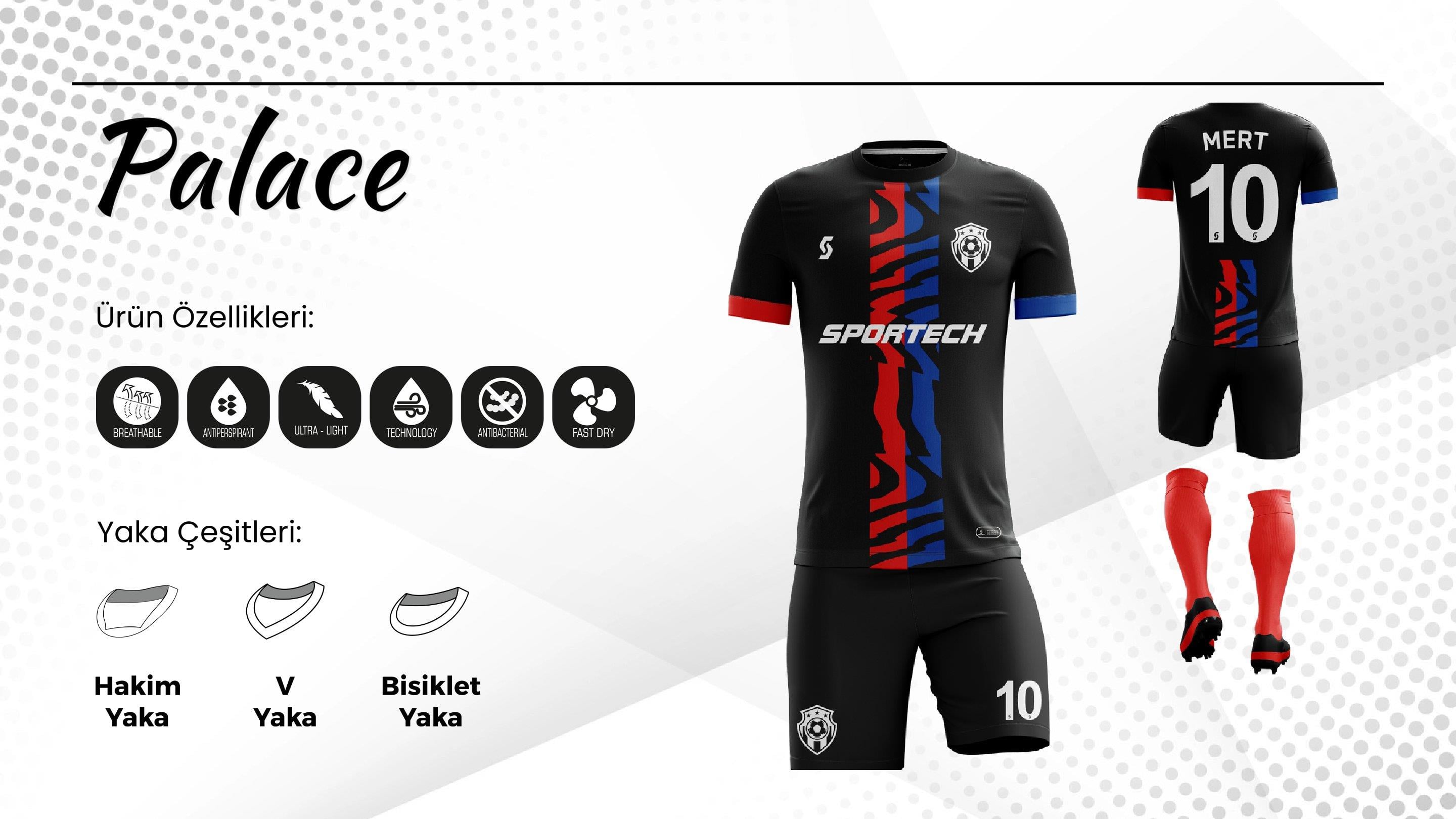 SPORTECH palace Dijital Futbol Forma Takımı