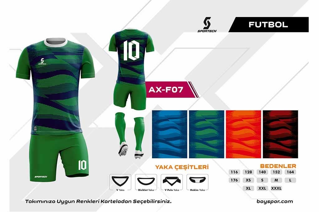 SPORTECH  AX-F07 Dijital Futbol Forma Takımı
