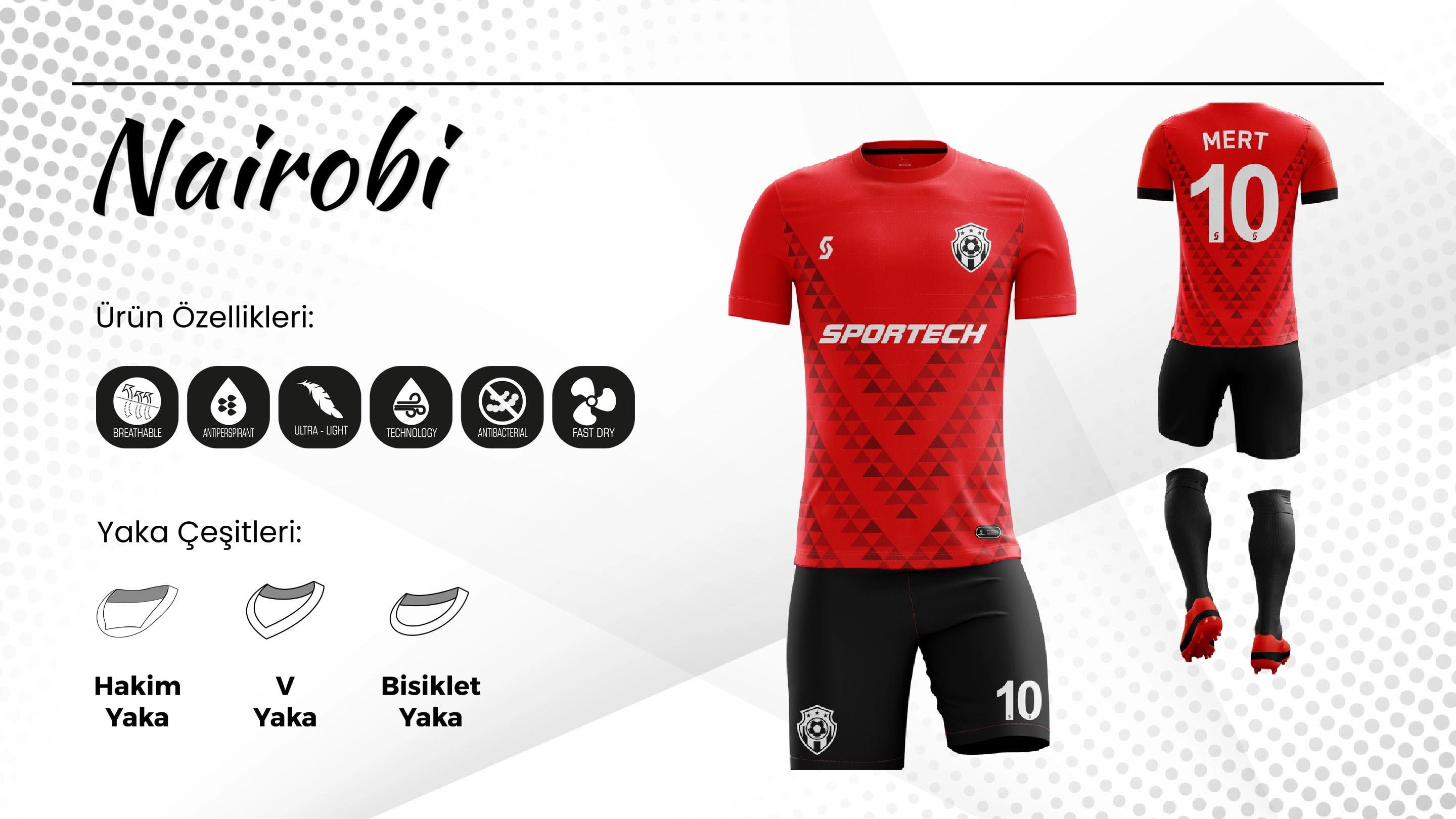 SPORTECH nairobi Dijital Futbol Forma Takımı