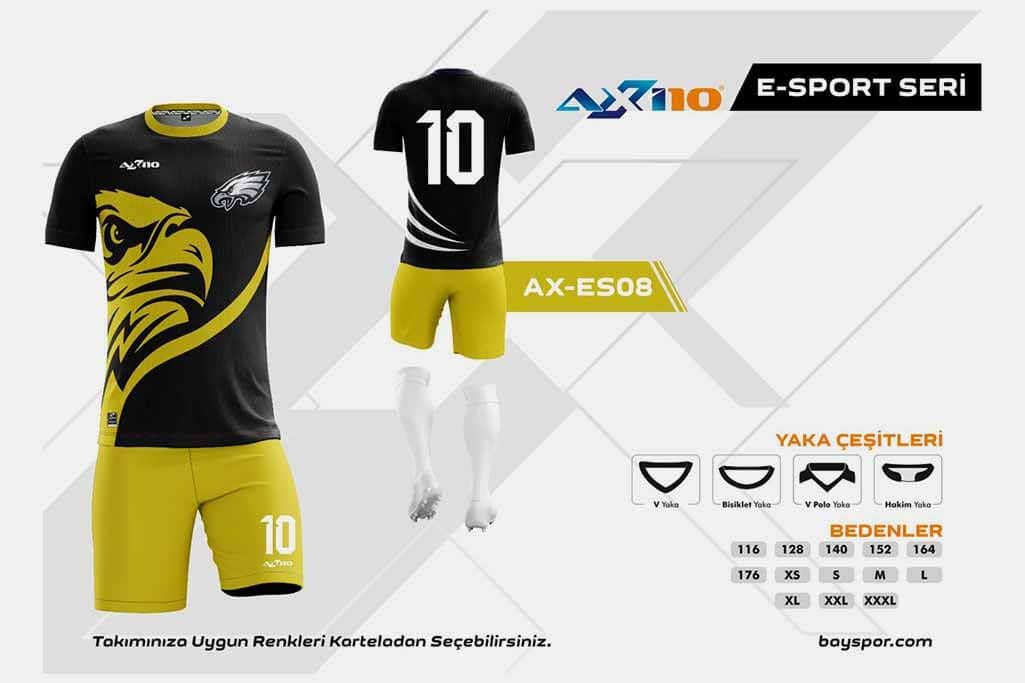 Axi10 AX-ES08 Dijital E-Sport Forması: Oyununuzu Tarzınızla Yansıtın