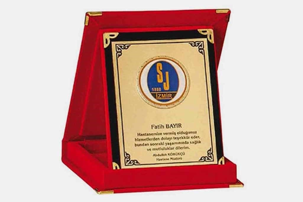 Bayspor 9X12 Plaket