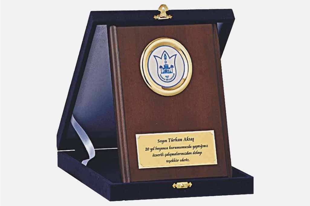 Bayspor M237 15 X 20cm Ahşap Plaket