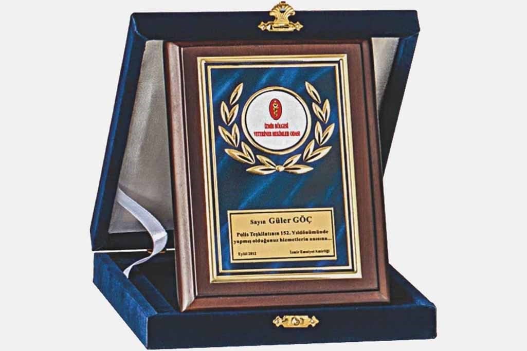 Bayspor M238 12 X 16cm Ahşap Plaket
