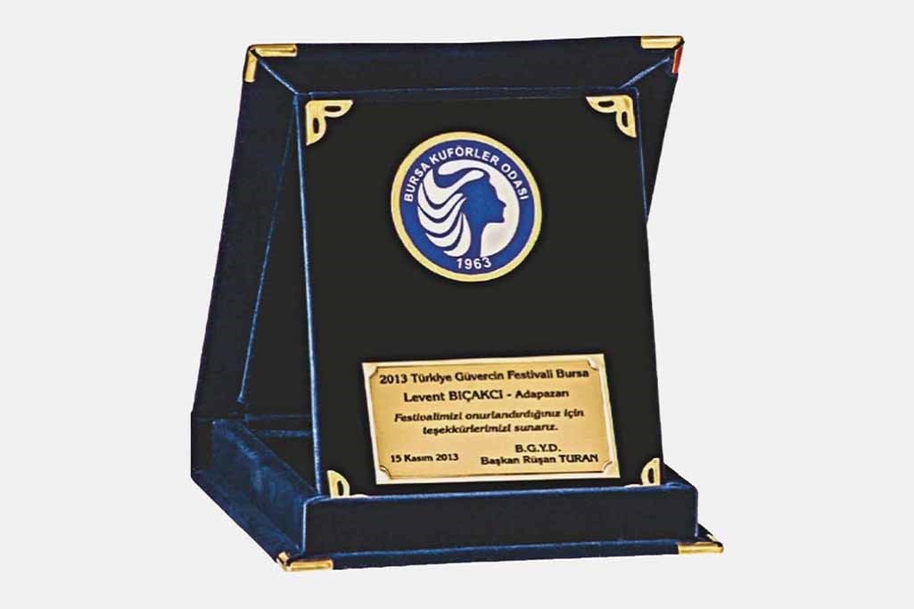 Bayspor M253 9 X 12cm Kadife  Plaket