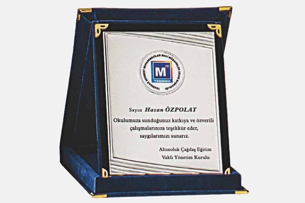 Bayspor M268 12 X 16cm Kadife  Plaket