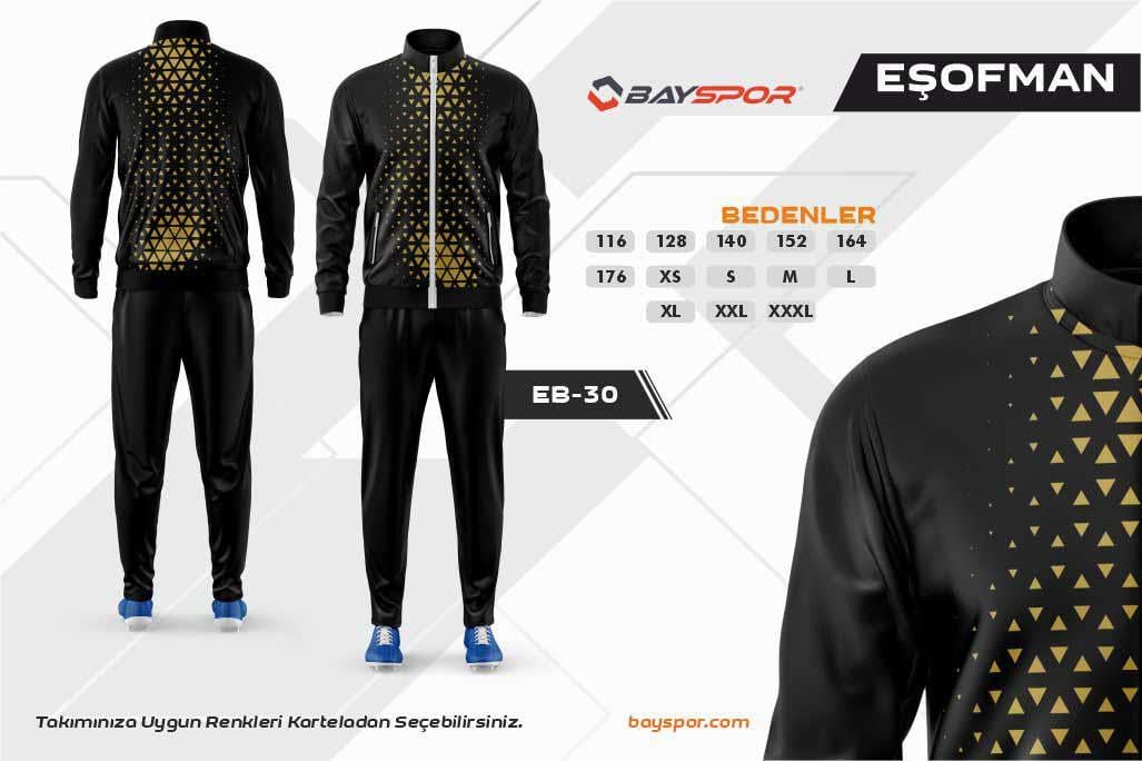 Sportech EB-30 Dijital Baskılı Kamp Eşofman Takımı