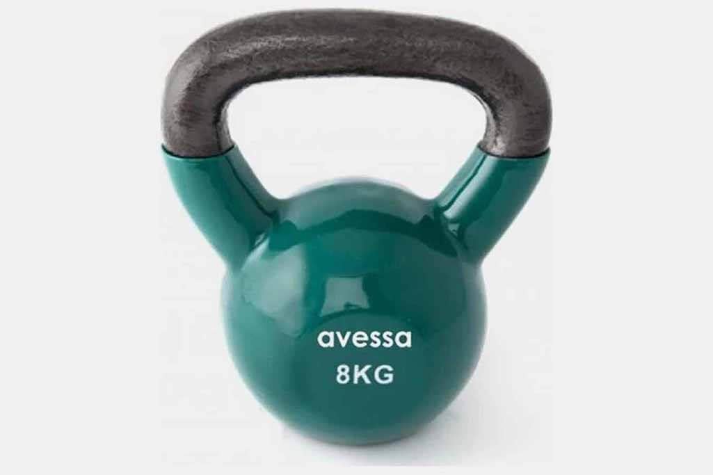 Avessa Yeşil 8 KG Kettle Dambıl: Güçlenmek ve Şekillenmek İçin Doğal Bir Seçenek