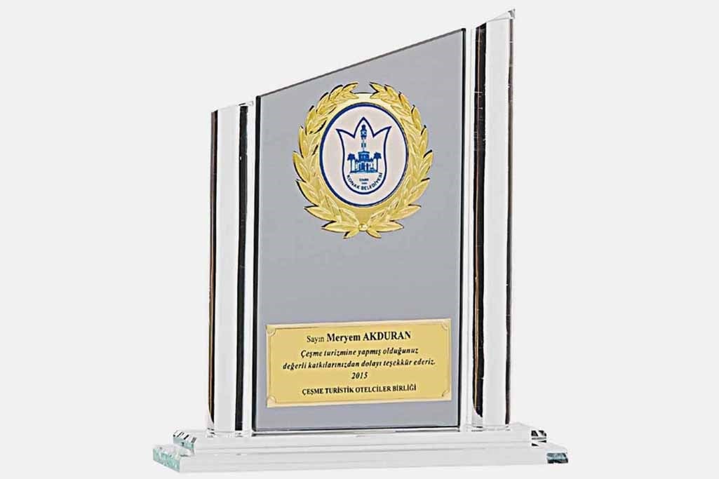 Bayspor M159 Kristal Plaket 23 cm