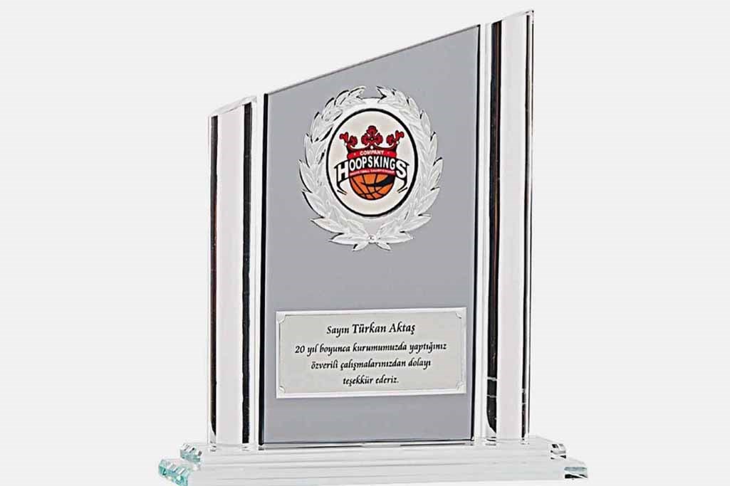 Bayspor M161 Kristal Plaket 23 cm