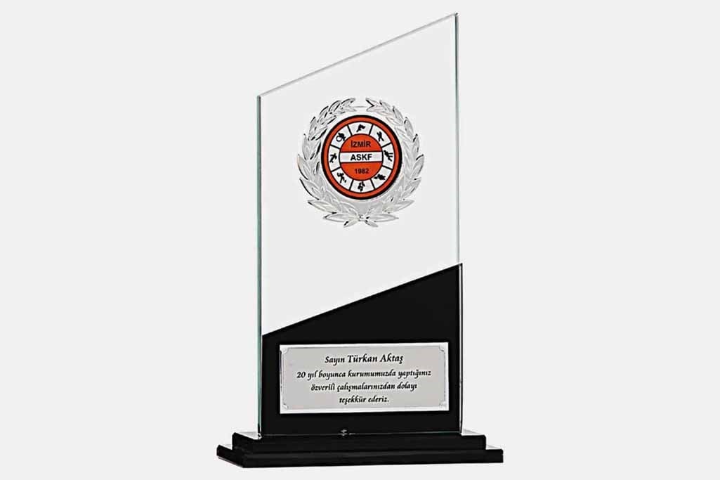 Bayspor M209 Kristal Plaket 26 cm