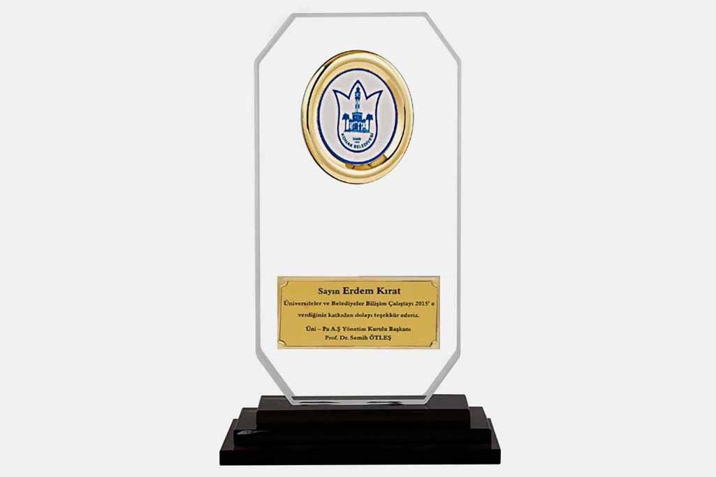 Bayspor M89 Kristal Plaket 23 cm