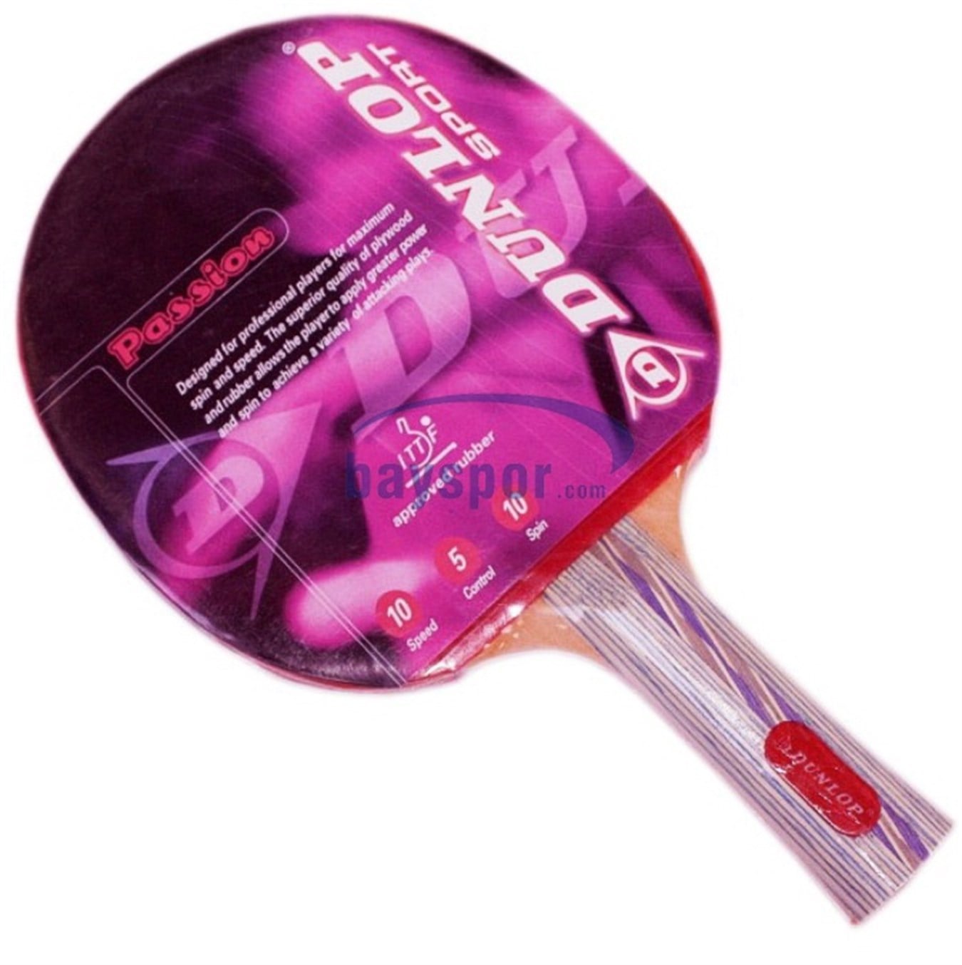 Dunlop Passion ITTF ONAYLI Masa Tenisi Raketi