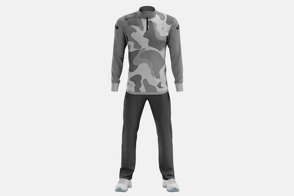 Zeroo Dijital Baskılı Yarım Fermuarlı Antrenman Eşofman Takımı: Şıklık ve Rahatlıkta Mükemmel Uyum