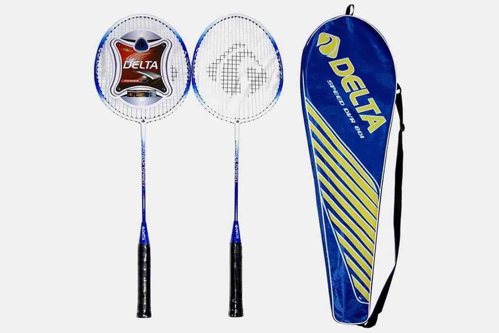 Delta DVR801 Tek Parça 2 Raket Badminton Raket Seti