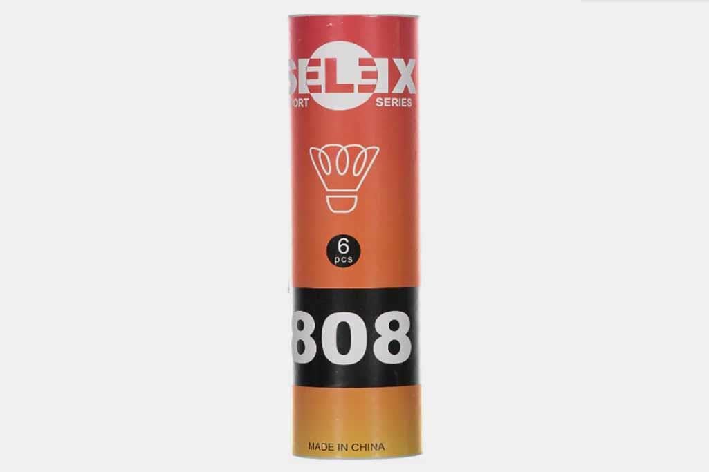 Selex 808 Plastik Badminton Topu 6 lı