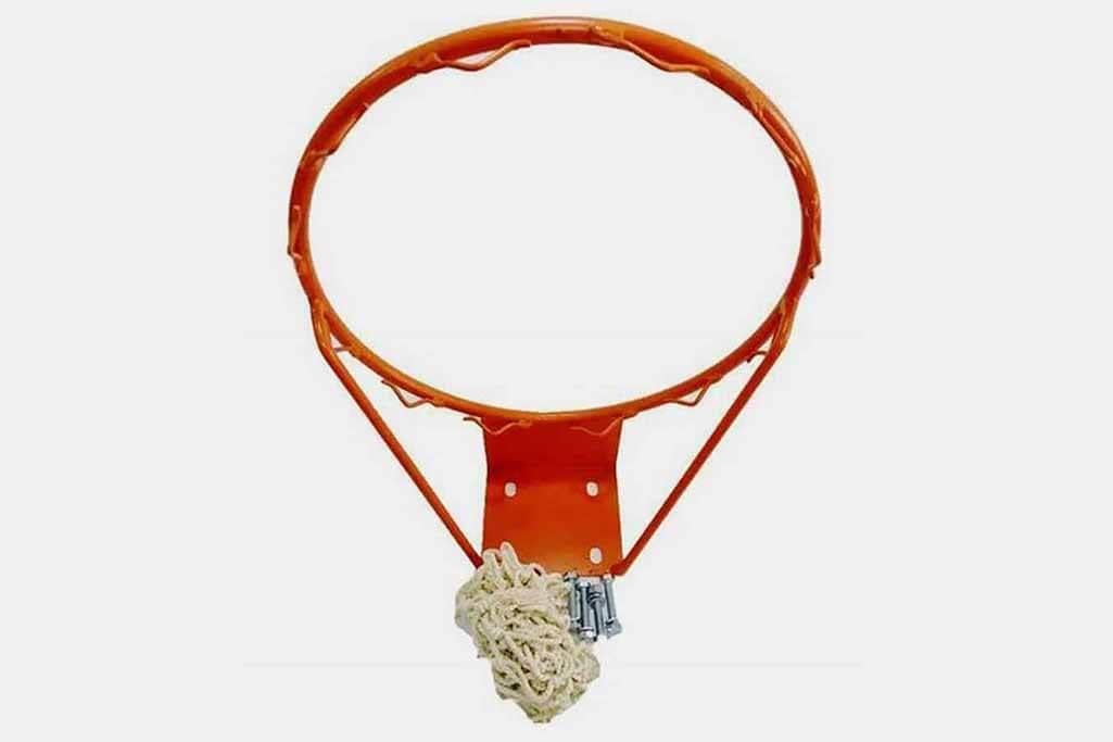 Bayspor Ekonomik Sabit Basketbol Çemberi 45 cm Kancalı Fileli - Ekonomik ve Dayanıklı Malzeme ile Optimum Oyun Performansı ve Güvenlik
