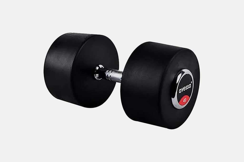 Güçlü ve Dayanıklı: Avessa Kauçuk Kaplı Olimpik Dambıl 40 KG