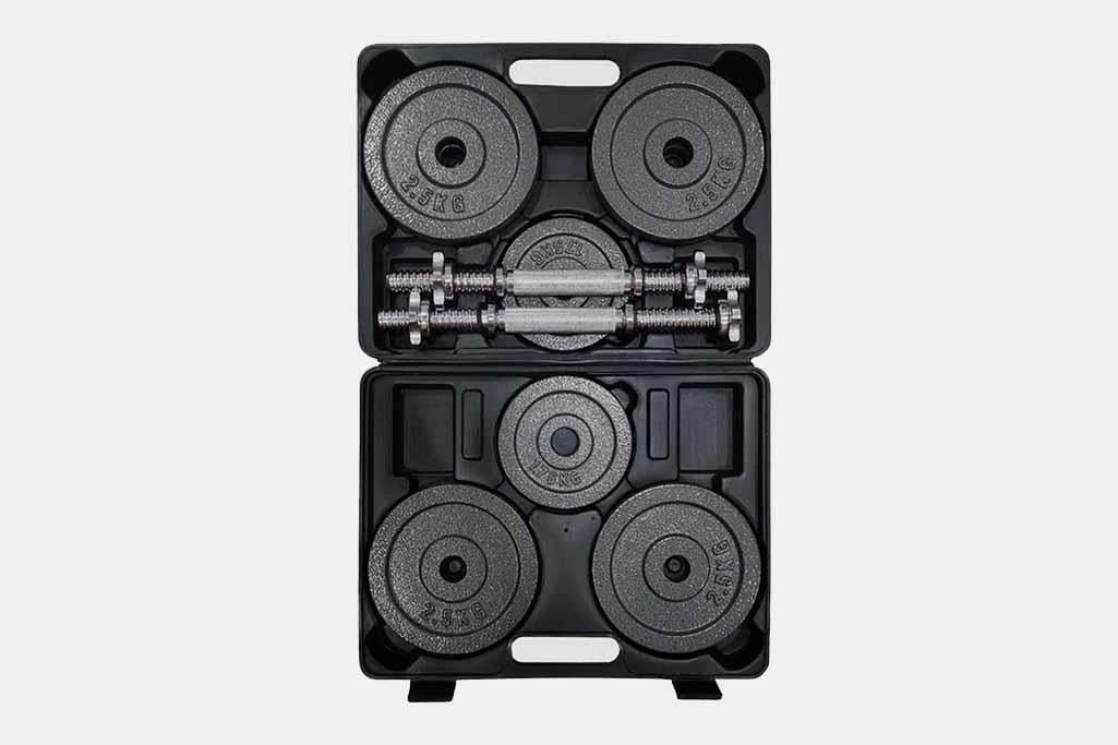Ev Egzersizleriniz İçin İdeal: Helix H-GPS20 Çantalı Gri Plaka Set - 20 KG