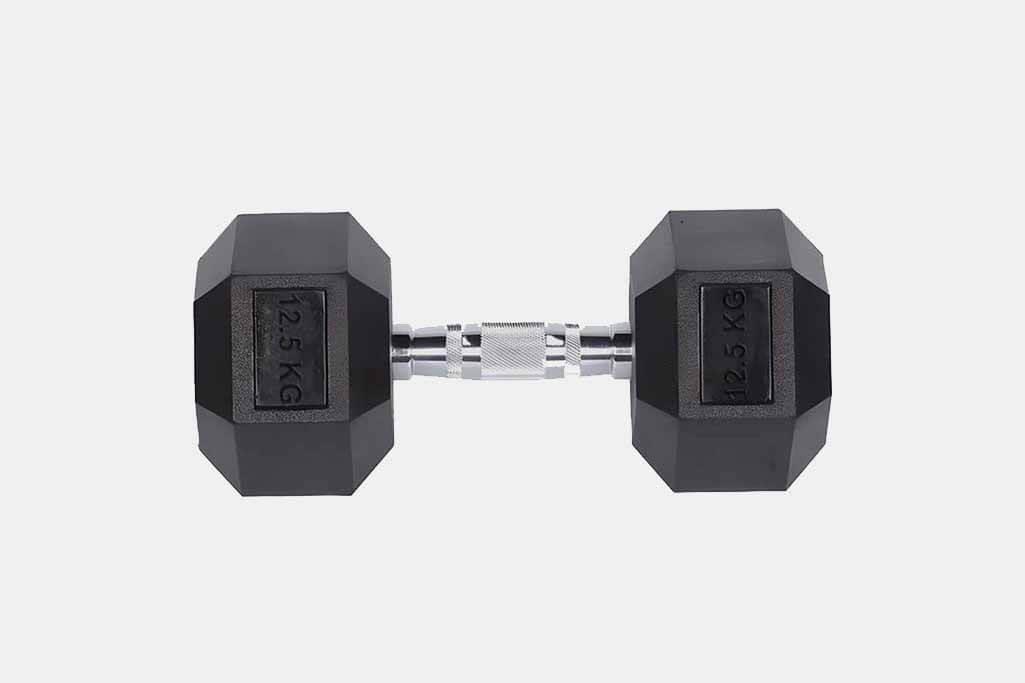 Ergonomik Tasarım, Rahat Tutuş: Helix H-RD125KG Kauçuk Dambıl 12,5 KG