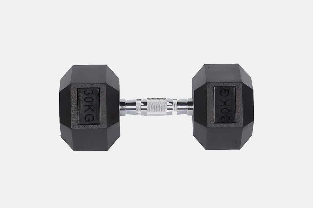 Profesyonel Egzersizler İçin İdeal: Helix H-RD30KG Kauçuk Dambıl 30 KG