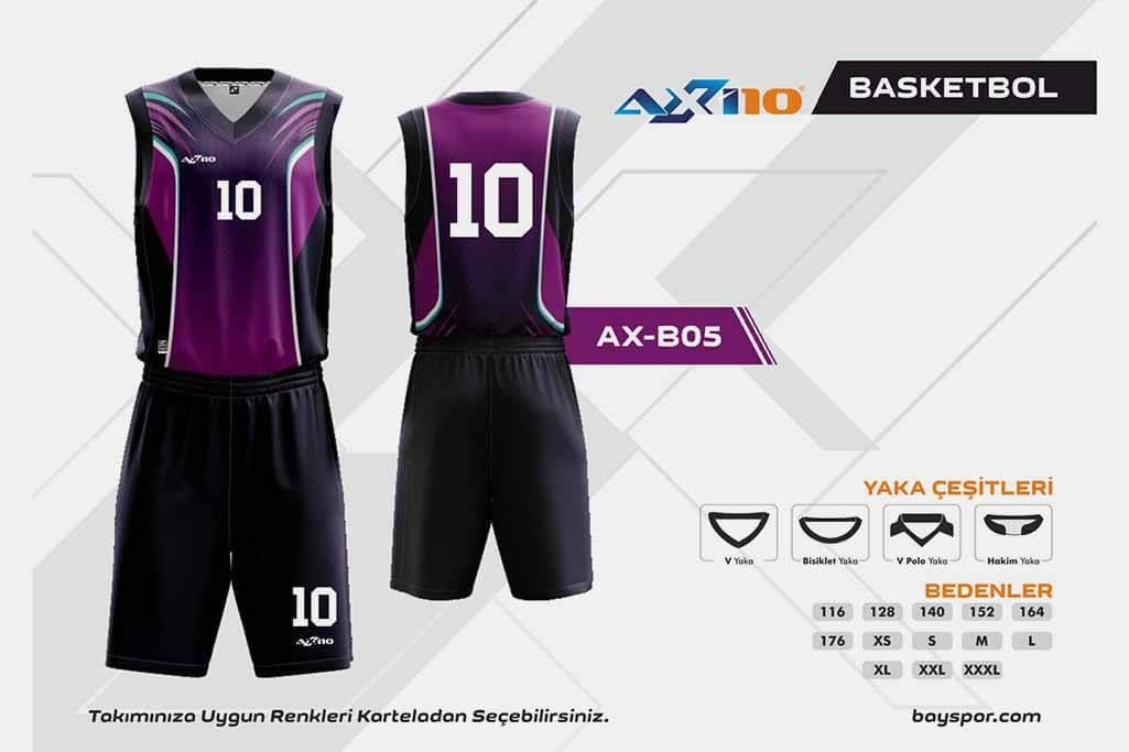 Axi10 AX-B05 Dijital Basketbol Forma Takımı - Konforlu Tasarım ve Hareket Özgürlüğü ile Optimum Oyun Performansı