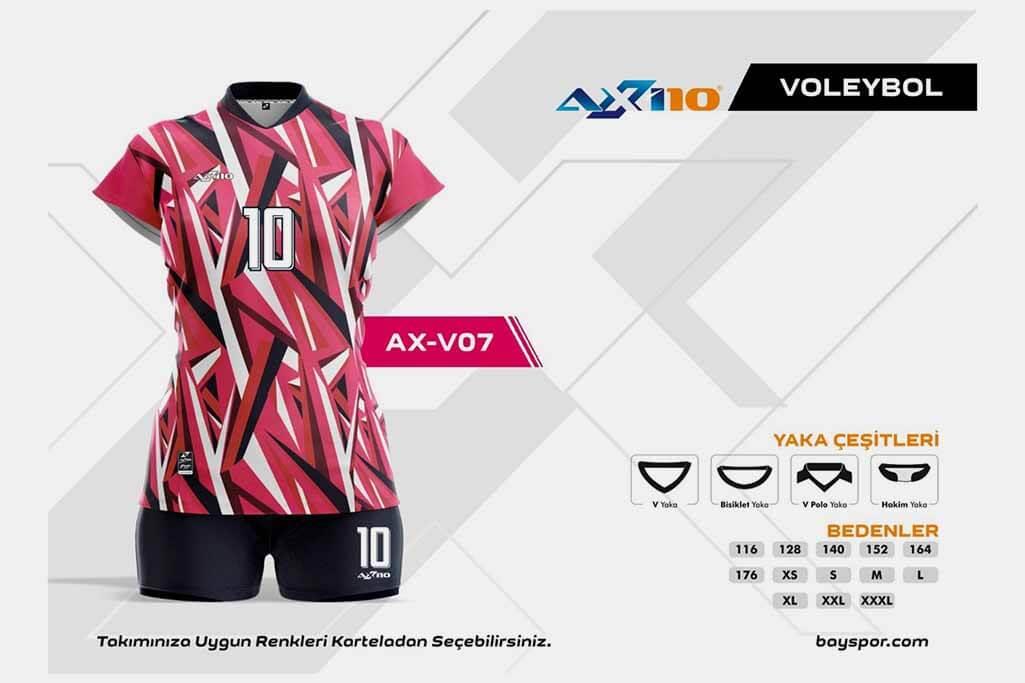 Axi10 AXV-07 Dijital Voleybol Forması - Yüksek Kaliteli Malzeme ve Konforlu Tasarım ile Optimum Oyun Performansı
