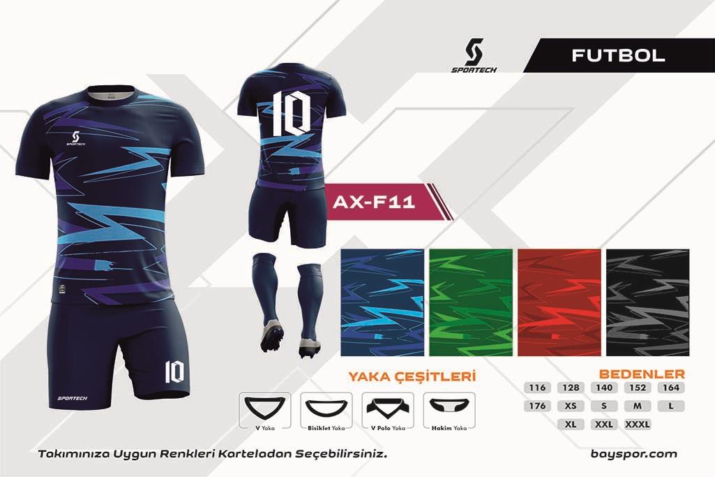 SPORTECH  AX-F11 Dijital Futbol Forma Takımı