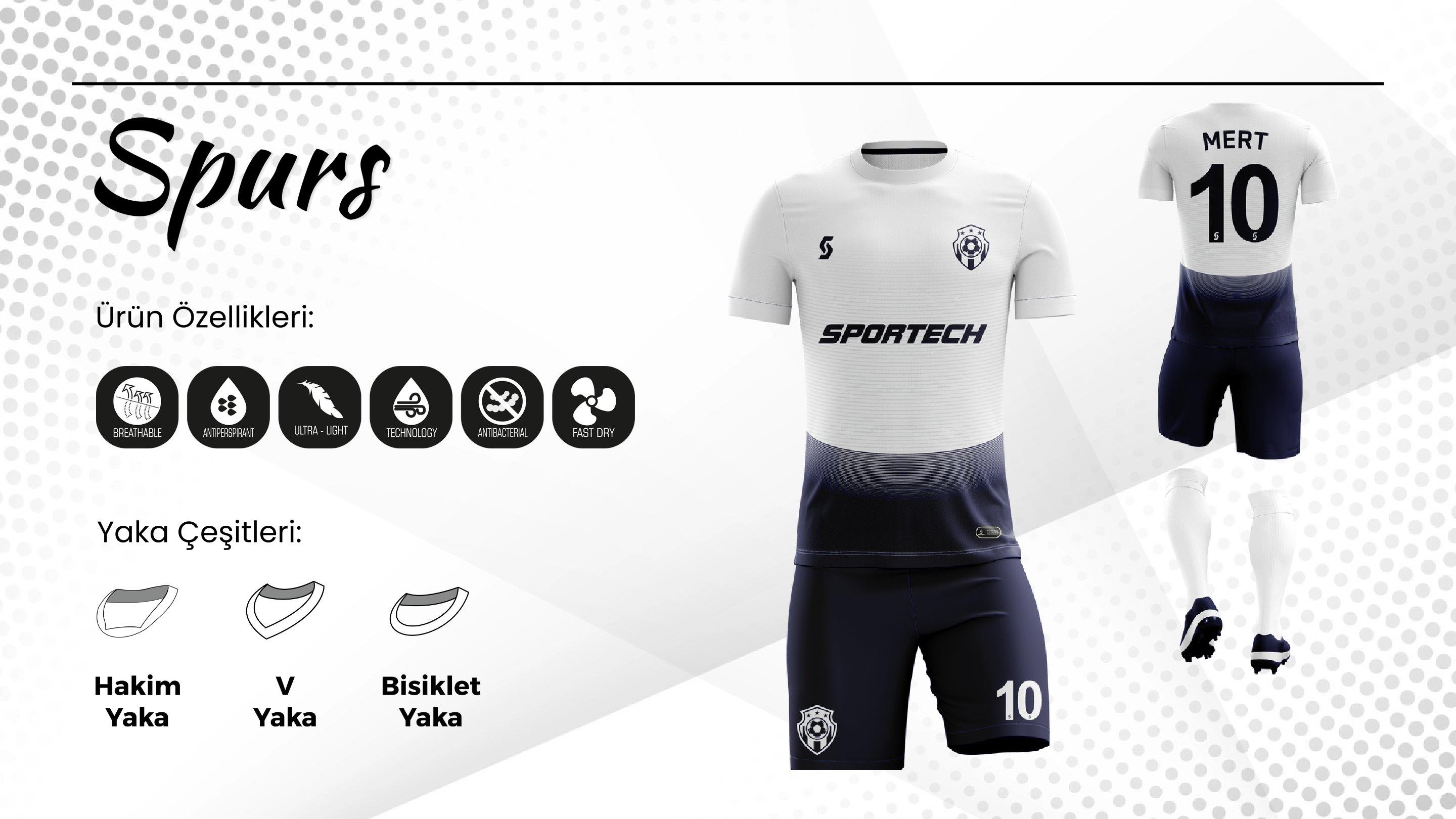 SPORTECH spurs Dijital Futbol Forma Takımı