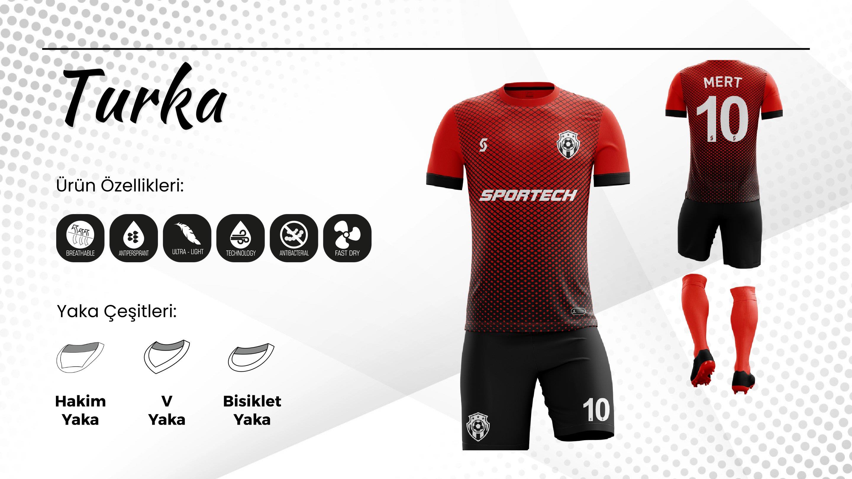 SPORTECH turka Dijital Futbol Forma Takımı