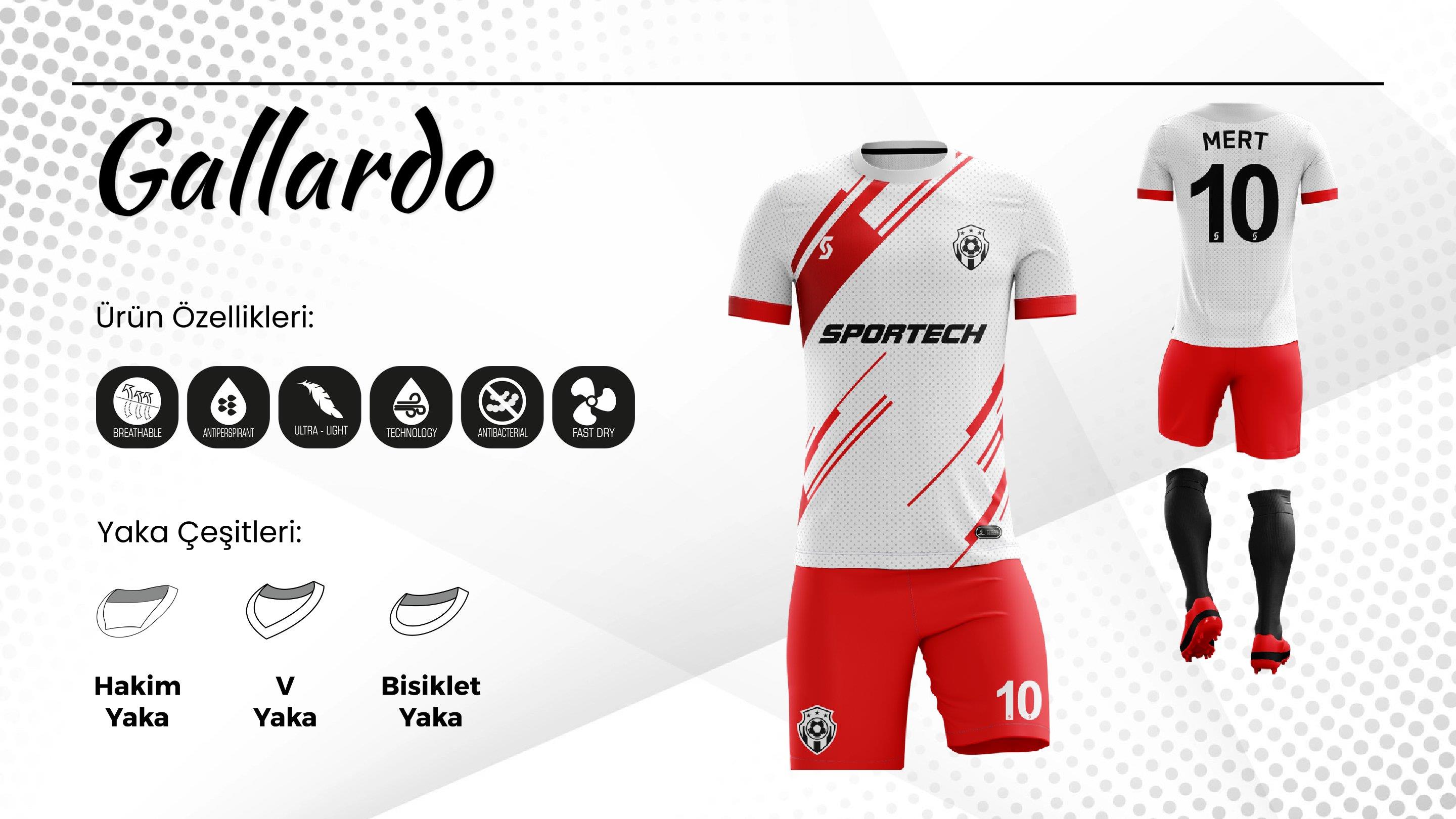 SPORTECH Gllrdo Dijital Futbol Forma Takımı