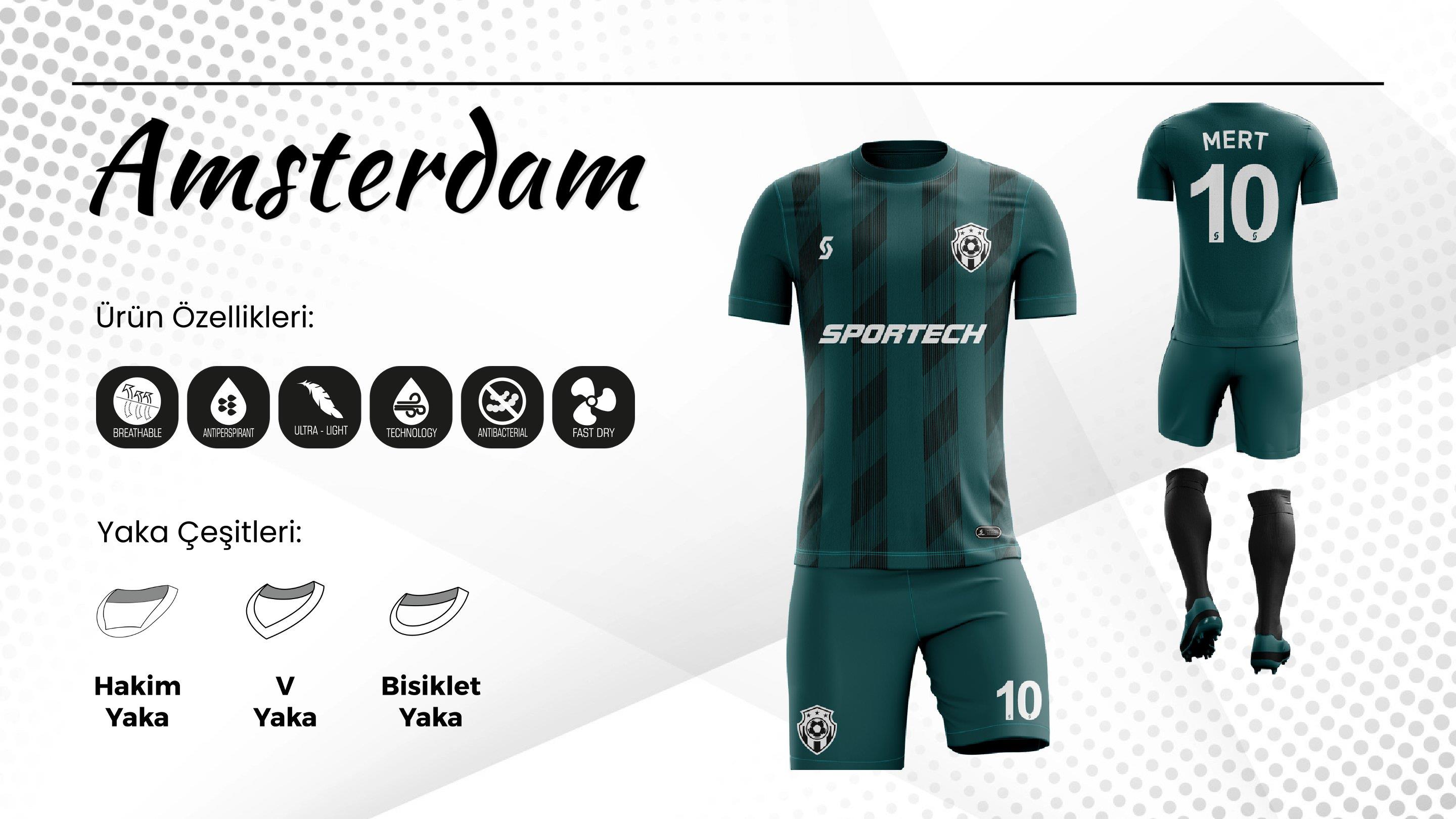 SPORTECH AMSTRDM Dijital Futbol Forma Takımı