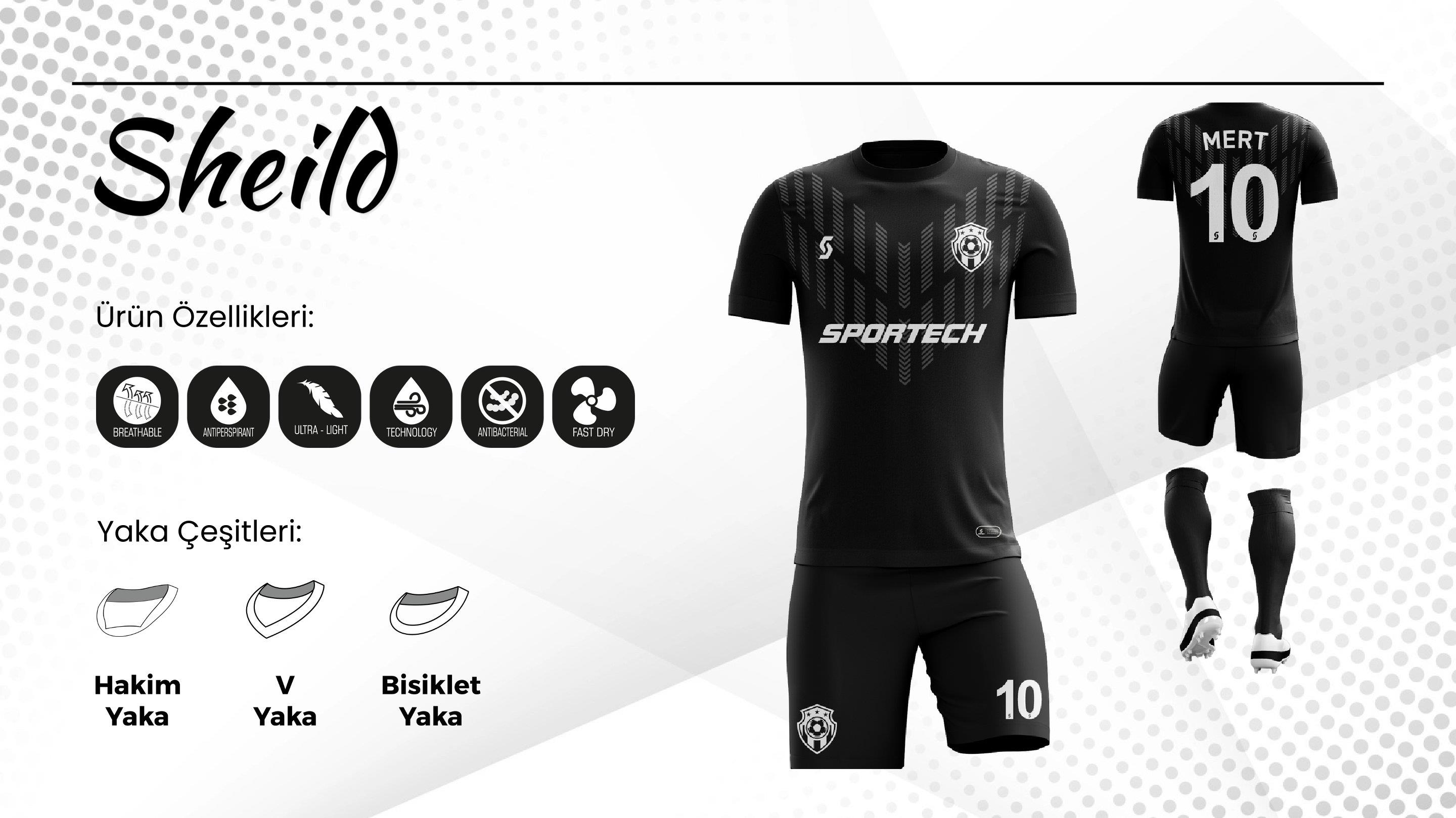 SPORTECH SHEİLD Dijital Futbol Forma Takımı