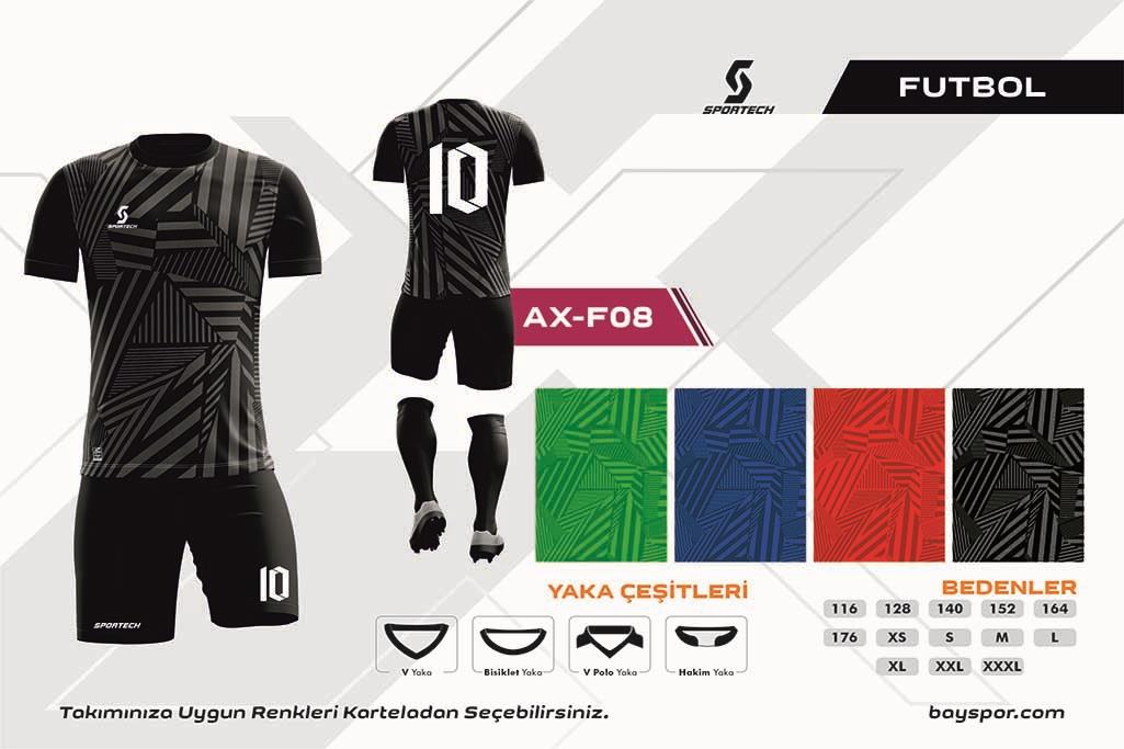 SPORTECH  AX-F08 Dijital Futbol Forma Takımı