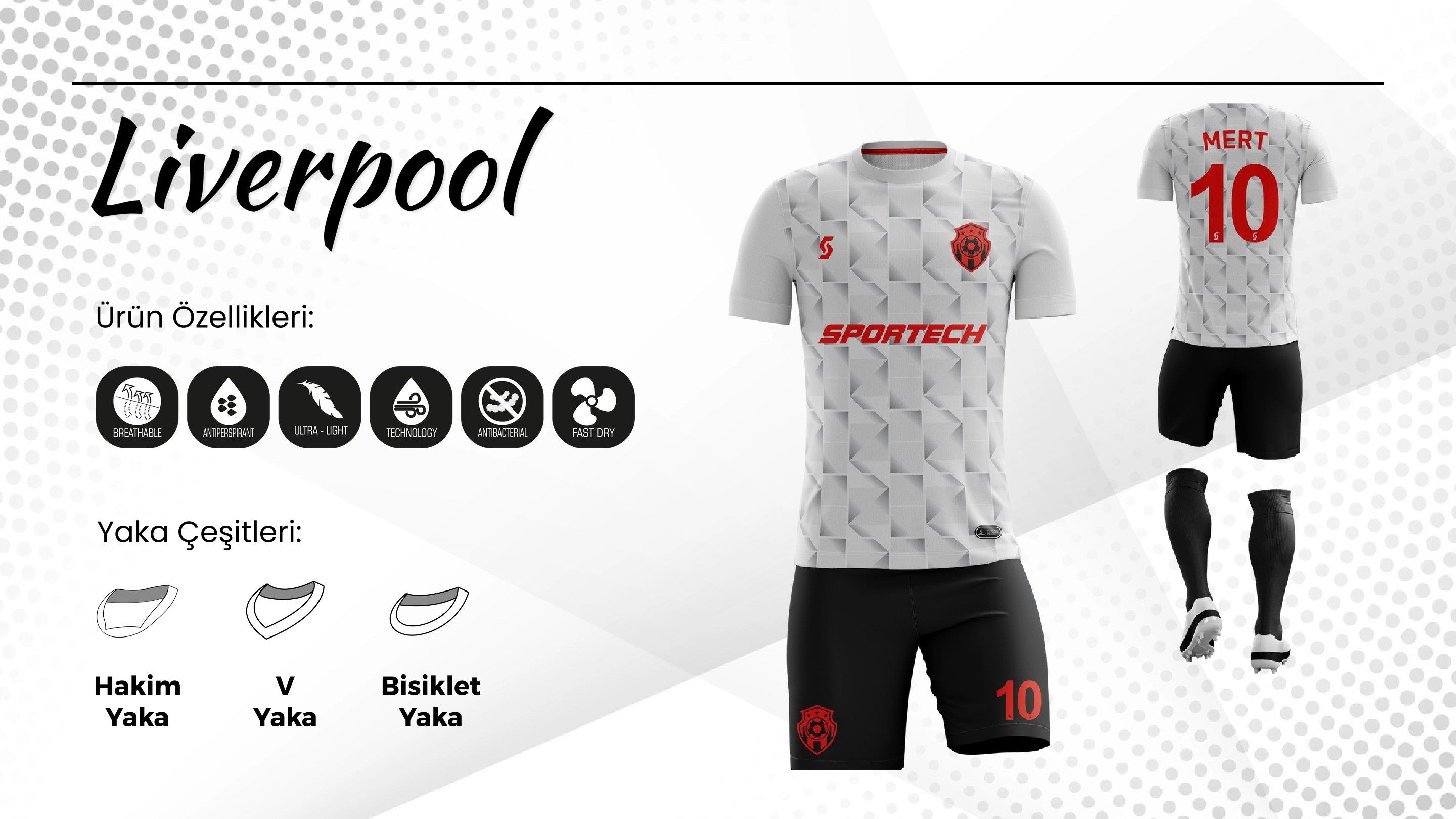SPORTECH livrpl Dijital Futbol Forma Takımı