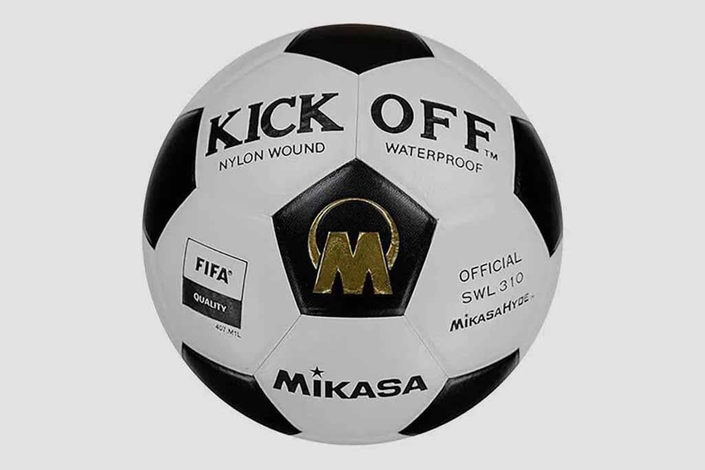Mikasa SWL-310 Sentetik Deri Futbol Topu Siyah Beyaz No:5