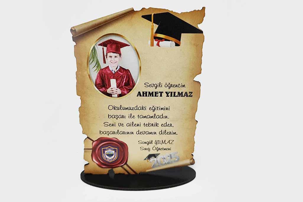Ahşap Plaket