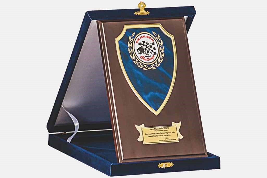 Bayspor M234 15 X 20cm Ahşap Plaket