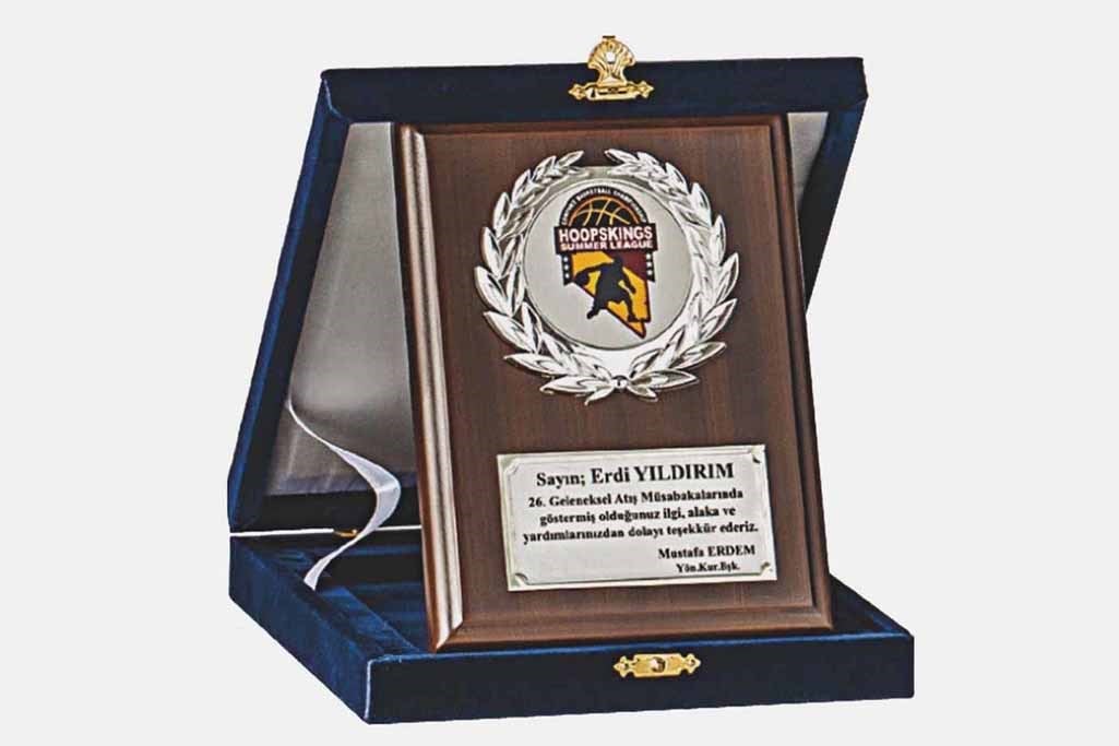Bayspor M242 12 X 16cm Ahşap Plaket