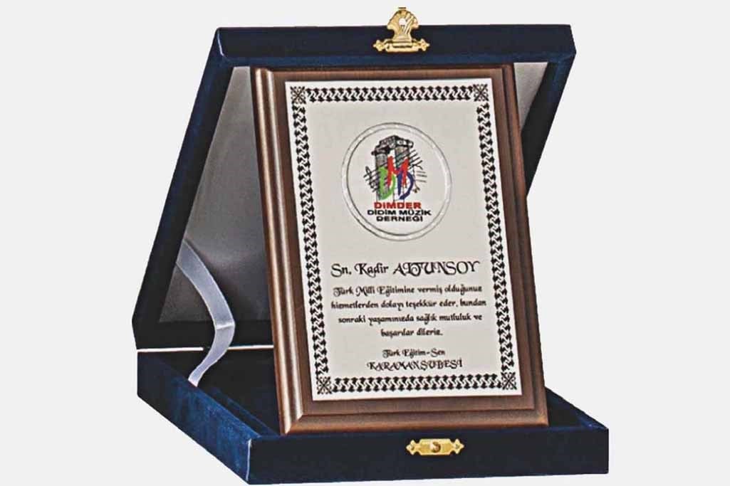 Bayspor M245 12 X 16cm Ahşap Plaket