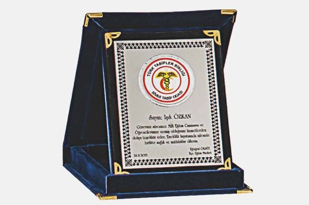 Bayspor M252 9 X 12cm Kadife  Plaket